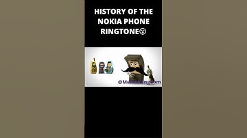 HISTORY OF THE NOKIA PHONE RINGTONE😮 #shorts