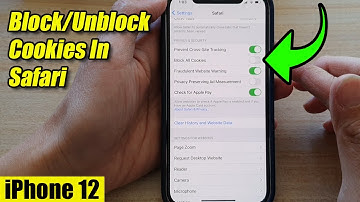 iPhone 12: How to Enable/Disable Block All Cookies in Safari Internet Browser