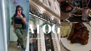 VLOG: A WEEKEND IN MY LIFE (Grwm, Shopping, Dinner etc)