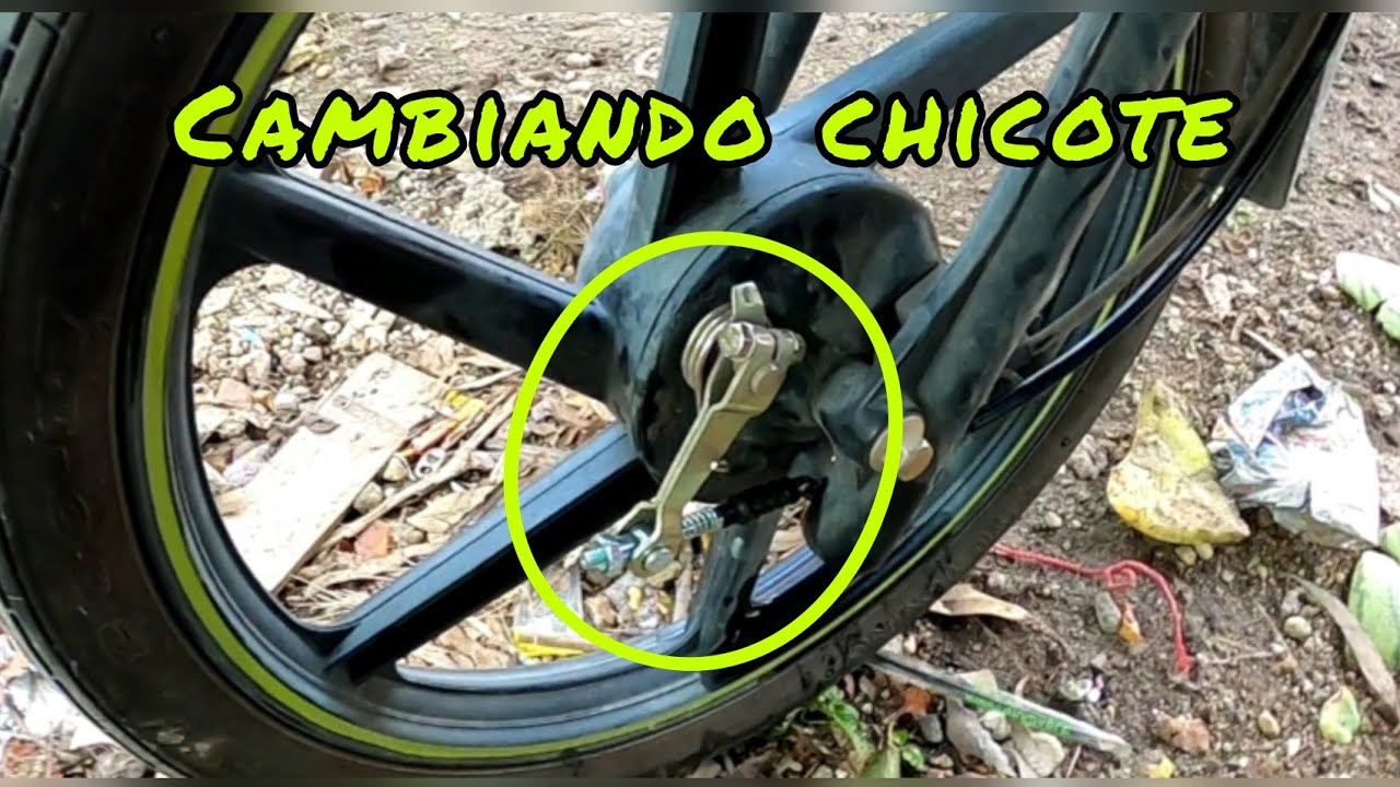 cambiando chicote de freno delantero de motoneta!/ super sencillo..