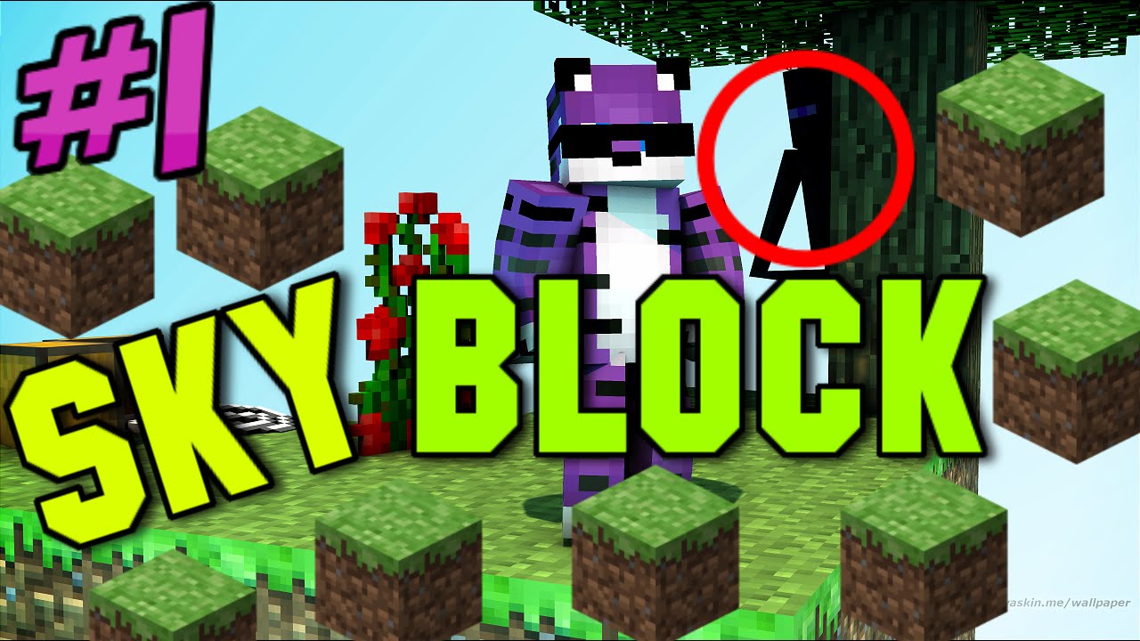 GETTING STARTED | Minecraft SkyBlock #1 - YouTube