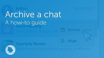 Archive a chat | How-to
