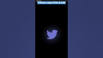 Twitter Logo in Html & Css 😜😜🥰🥰 || coding status 😍 #shorts   #programming  #trending #shortsvideo