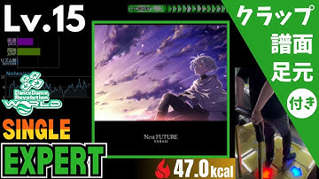 【DDR WORLD】Lv.15 Next FUTURE（ESP）【譜面＋足元＋クラップ】