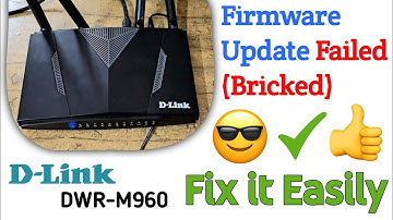 D-Link DWR-M960 Router firmware bricked reinstall Easily without any software | Smart Brain💡