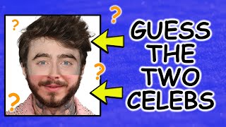 Can You Guess The Two Celebrities in This Funny Face Mashup Quiz Challenge? | Fun Quiz Questions screenshot 3