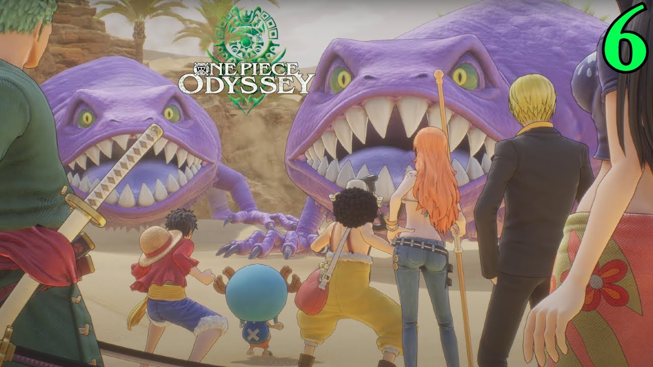One Piece Odyssey Desert Near Nanohana Hungry Navi Bird Sandora