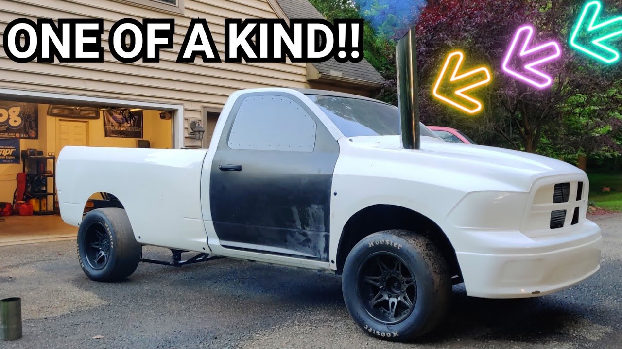 Super Unique Hood Stack For The 2000Hp Cummins Drag Truck Build... Will