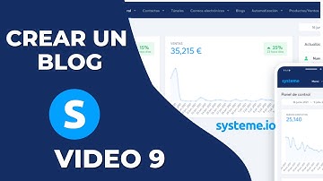 Cómo crear un blog con systeme.io