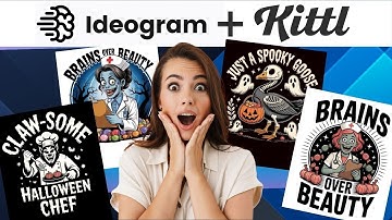 Easy Way To Create AI T-Shirt Designs Using KITTL + Ideogram 3.0 + ChatGPT (AI T-Shirt Tutorial)