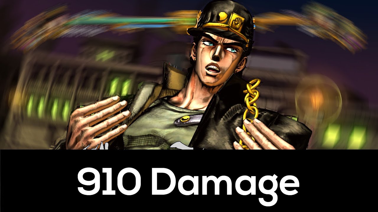 [JJASBR] 910 Damage Part 3 Jotaro Time Stop TOD Combo