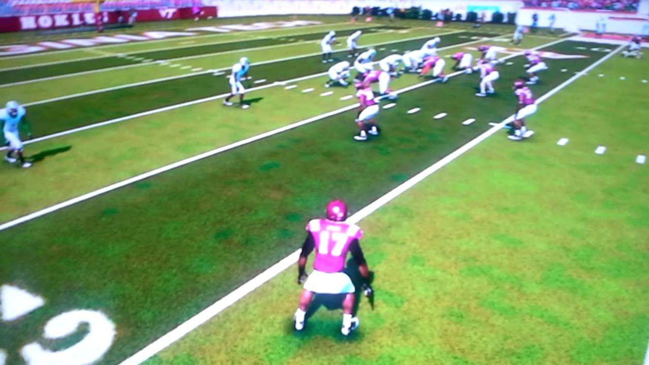 Showcasing my new ncaa 14 CPU pass defense.