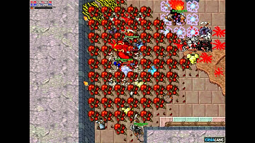 Tibia, How to: Hunt in Oramond Dungeon with an EK and ED by Executer Family