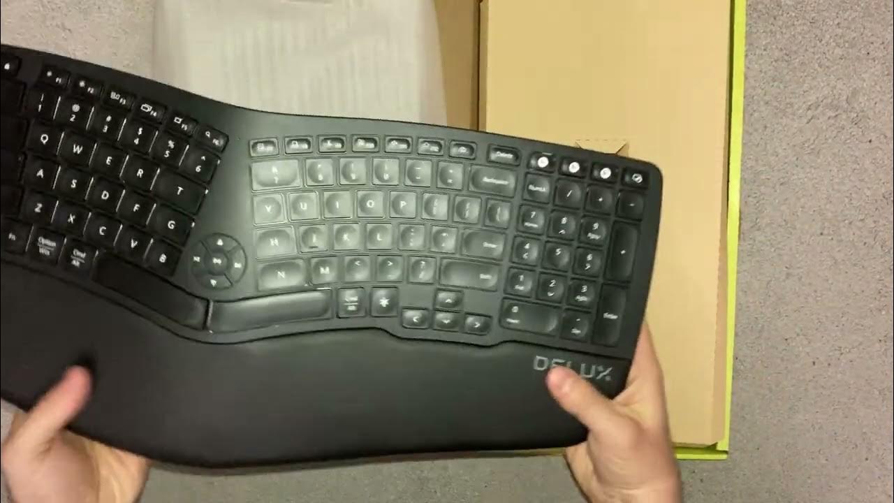 Delux GM902 Wireless/Bluetooth Keyboard Unboxing - YouTube