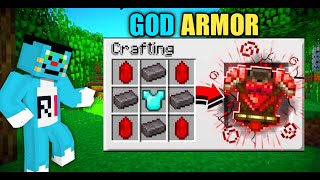 Minecraft | Oggy Craft God Armor With Jack | Minecraft Pe | In Hindi | Rock Indian Gamer |