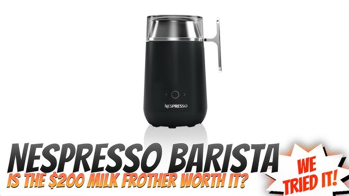 Nespresso Barista Milk Frother Review: Cafe Coffee Drinks at Home