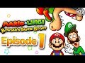 Mario & Luigi: Bowser's Inside Story Gameplay Walkthrough - Episode 1 - Inside of Bowser's Tummy!?