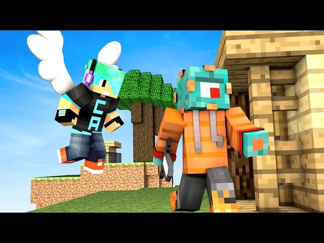 MINECRAFT CRAZY WALLS LUCKY BLOCKS, GAMER CHAD & RADIOJH GAMES