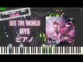 【ホロライブ】See the world - IRyS ピアノ Piano Cover