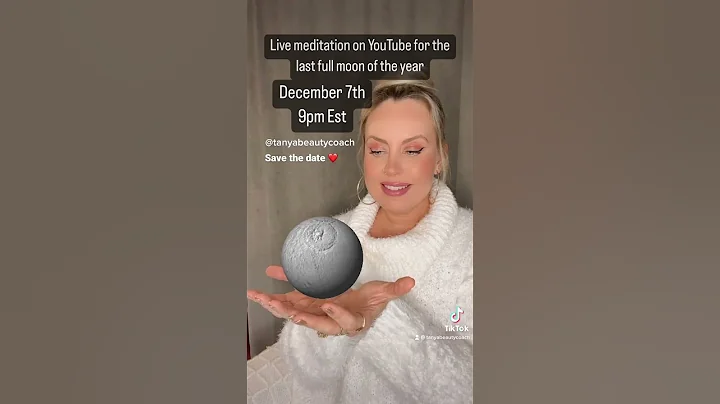 FULL MOON MEDITATION! Last full moon of the year! ...
