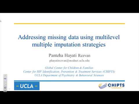 [METHODS] Addressing Missing Data Using Multilevel Multiple Imputation Strategies