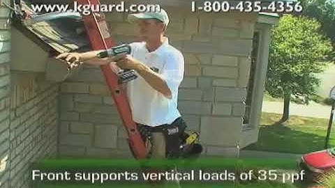 KGuard Leaf Free Gutter Systems