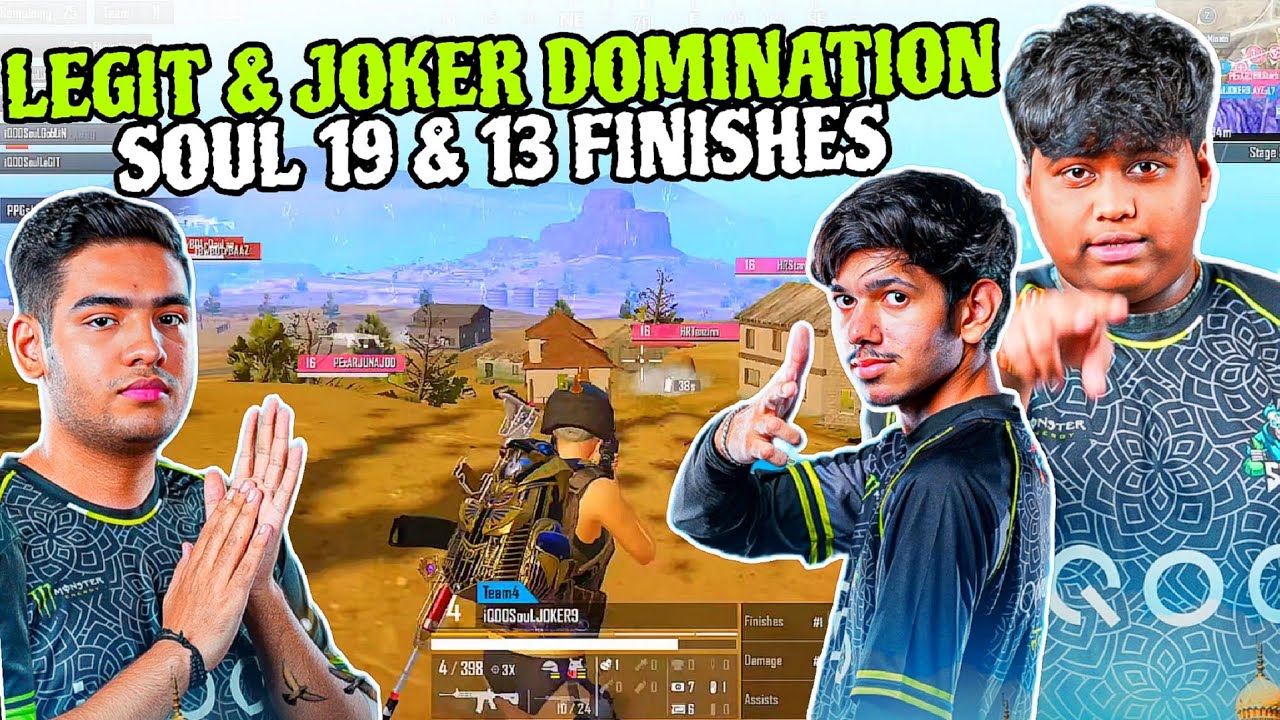 SouL Domination in BGIS Scrims 🔥 19 & 14 Finishes ✅ Legit & Joker on Fire 🚀 SouL Op Performance🚀S8UL