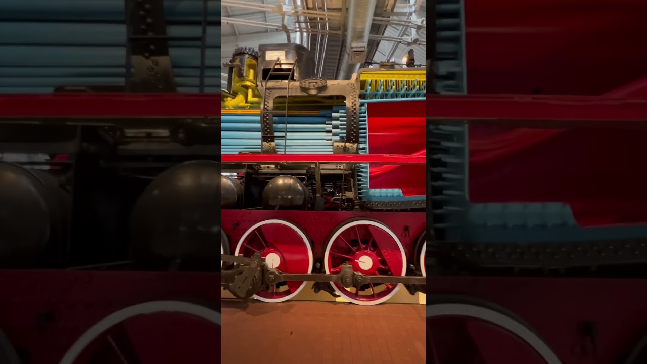 Разрез паровоза 