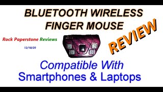 Wireless Finger Mouse With Bluetooth 4.0 For Smartphones, Laptops & Desktops
