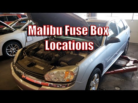 Chevy Malibu Fuse Box Locations (3 panels) Relays too