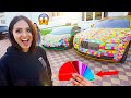 I COVERED MY SISTERS LAMBORGHINI *STICKY NOTE PRANK* !!!