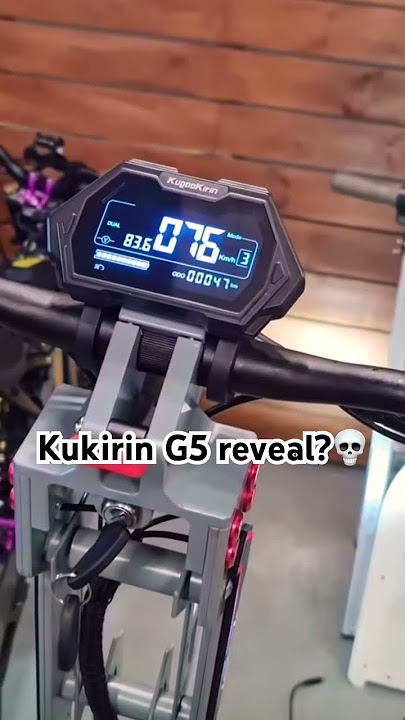 Kukirin g5 reveal (top speed in air revealed at the end)