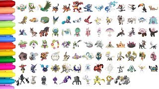 Coloring all Generation 7 Pokemon Sun and Moon