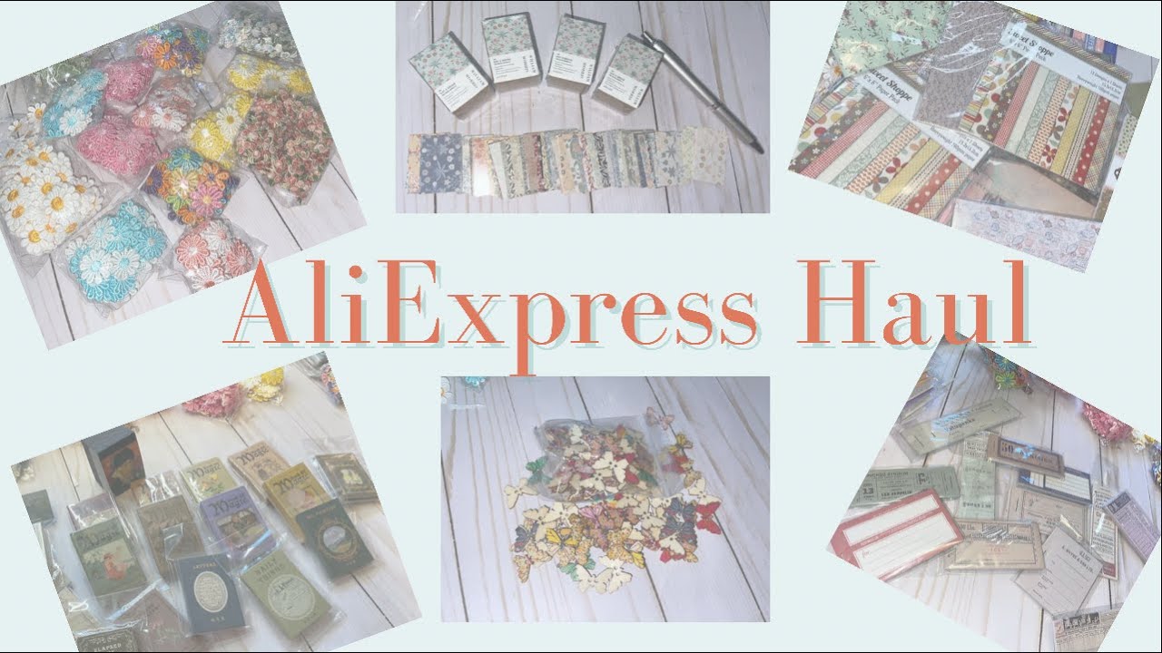 AliExpress Haul - Junk Journal Haul - Craft Haul