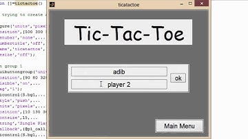TicTacToe (using MATLAB)