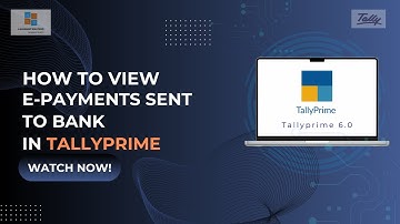 How to View e- Payments Sent to Bank from TallyPrime I 4QS I 4 Quadrant Solutions I Learn TallyPrime