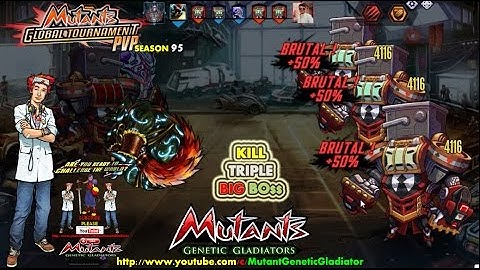 Mutant: Genetic Gladiator - Kill Triple Big Bo$$ PvP Fight Season 95