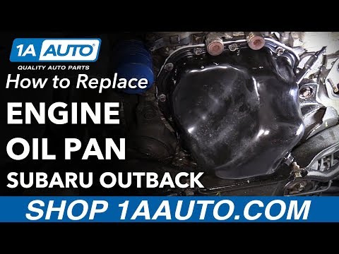 How to Replace Engine Oil Pan 04-08 Subaru Outback