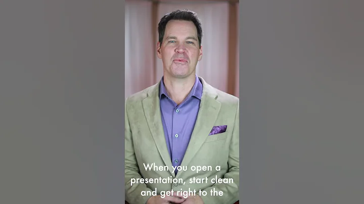 Don't Do This When Opening Presentations