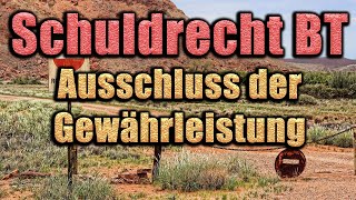 Ausschluss der Gewährleistung - Schuldrecht BT 07