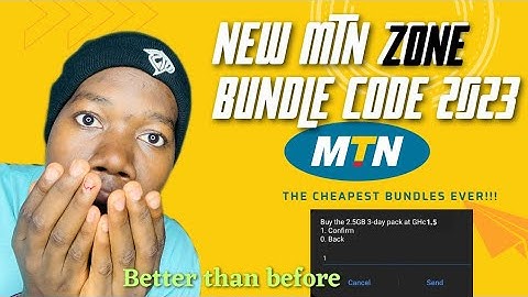 MTN Zone Bundle New Method 2023 | MTN & Vodafone Cheap Bundles☆ 100% working #mtnzonebundle #newcode