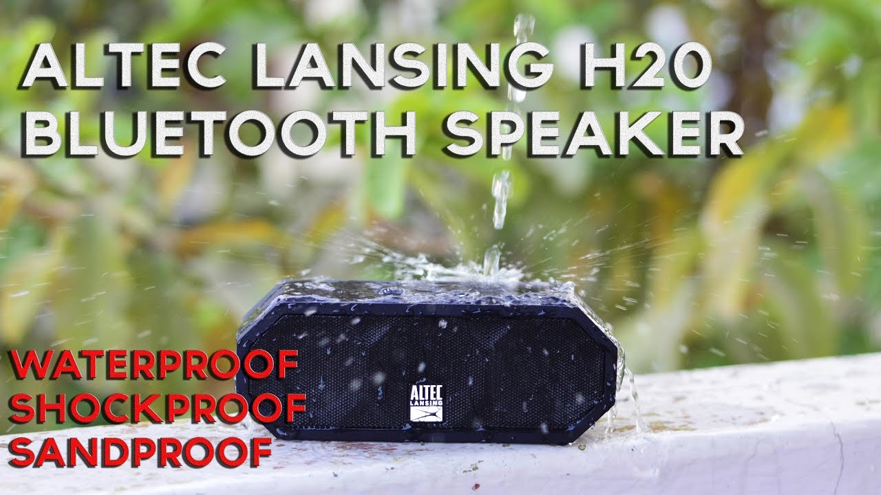 Altec Lansing H20 (IMW457) Bluetooth Speaker Unboxing and Review