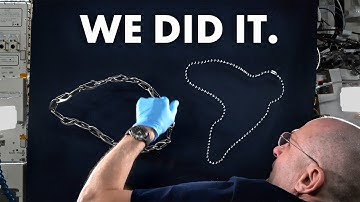 NASA let me test my weird chain theory in space
