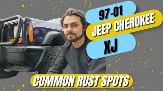 97-01 Jeep Cherokee XJ Common Rust Spots