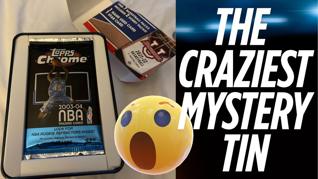 🔥THE🤯2003-04 Topps Chrome MYSTERY TIN Lebron James Rookie Chase