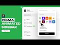 Animated Dashboard Sidebar Tutorial in Figma (+ free design files)