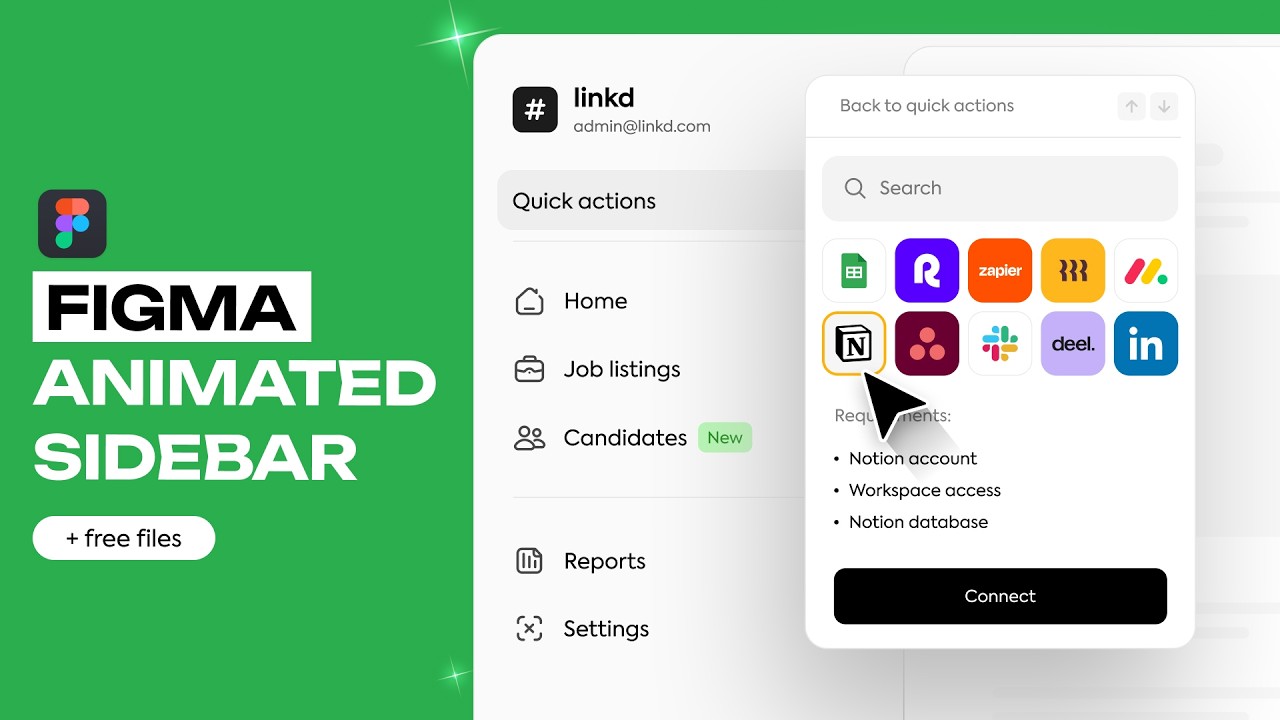 Animated Dashboard Sidebar Tutorial in Figma (+ free de… — Transcript