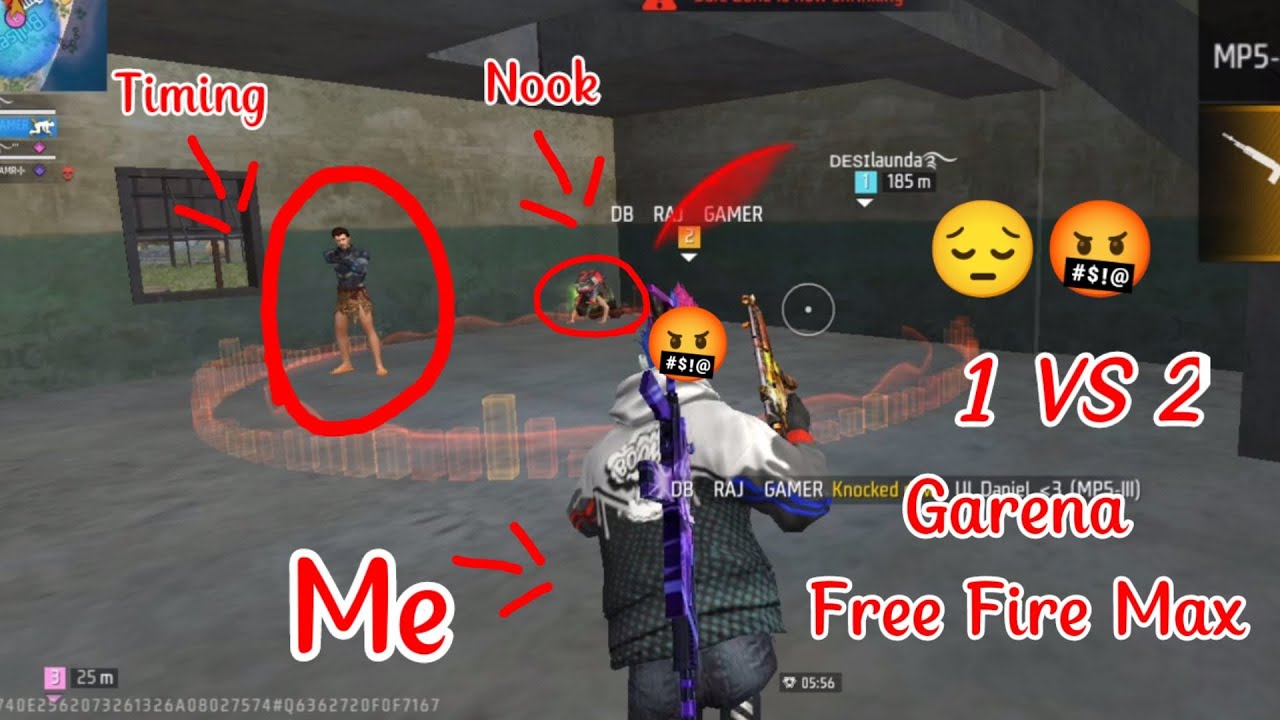 BR Rank 1 VS 4 Hit Gameplay | Free fire gameplay - YouTube