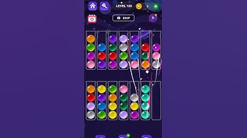 Ball Sort Master Game Level - 121 Without Boosters | Puzzle Games #entertainment #puzzle #games