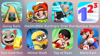 Sonic Dash,Subway Surf,Tom Gold Run,Bowmasters,Vlad & Niki,Angry Gran Run,Number Master,Mario Kart